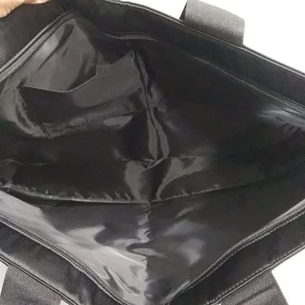 Victoria's Secret Black Tote With Sparkling Silver Design *NWT* - Picture 7 of 7